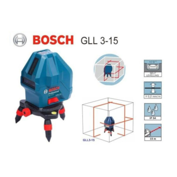 Nivela laser BOSCH GLL3-15X