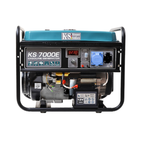 Könner & Söhnen KS 7000E ATS Einphasiger Benzin-Generator 5.5kW Mit ATS