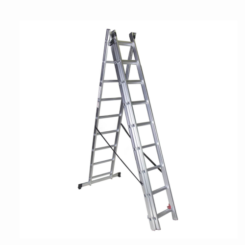 Scara tripla din aluminiu Bisonte STR309